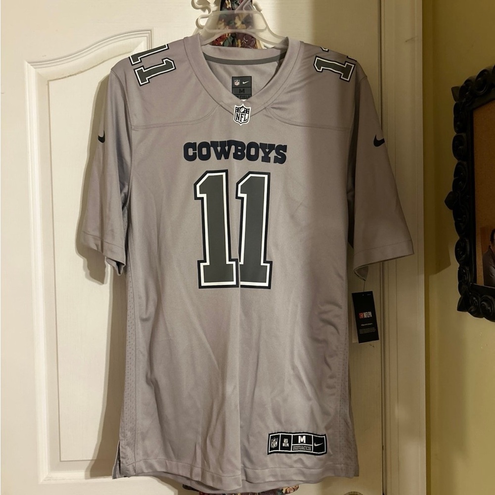 Nike Gray Cowboys Men's Jersey Micha Parsons NFLPA
